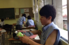 This kid's perfectly-timed bin dunk deserves some serious kudos