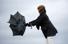 Hold on to that brolly. Gusts to reach up to 100km/hr today