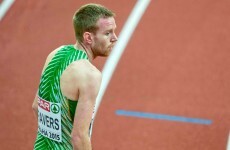 An Irish athlete chose the best time possible to run a personal best at the European Indoors