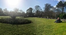 The sun made an appearance today - and Dubliners very nearly lost the run of themselves
