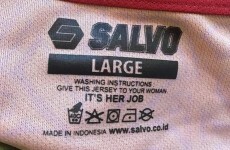 Sportswear company apologises for extremely sexist washing instruction