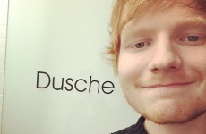 Ed Sheeran shared this rather unflattering (but gas) fan letter