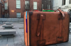 Somebody left oversized suitcases all over Dublin and here's why*