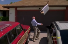 Breaking Bad fans are throwing pizza at Walter White's house, and the owner isn't happy