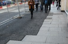 That tarmac at the bottom of Grafton Street should be gone by the end of the summer