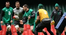 11 images as Ireland finalise preparations at the Captain's Run in the Millennium Stadium