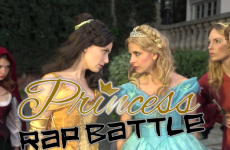 Watch Cinderella and Belle have it out in an epic Disney princess rap battle