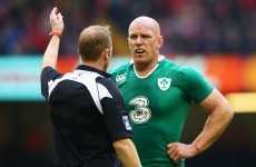 Ireland have 'no gripes' with Wayne Barnes after Wales defeat