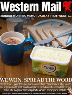 'Cocky Irish pundits' take a buttering from Welsh media after Six Nations defeat
