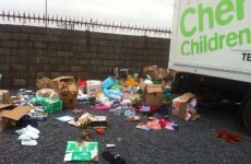 A lorry full of donations for Chernobyl children was trashed in Kilkenny