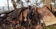 Thousands homeless as "monster" cyclone hits South Pacific islands