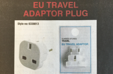 Dunnes recalls travel plug over risk of electrical shock