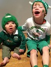 YOUR St Patrick's Day: Toddlers in bow ties, surprise snowmen