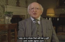 YouTube absolutely mangled the subtitles on Michael D. Higgins' Paddy's Day address