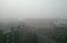Be careful on the roads today, it's really foggy
