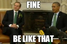 Obama denied Enda Kenny's handshake and it will give you extreme secondhand embarrassment