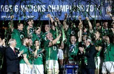 If Ireland win the 6 Nations this Saturday, the trophy presentation will be a bit strange