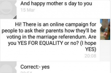 Irish people are having 'the chat' with their families about the marriage referendum and it's lovely