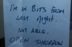 One Galway man had a very good reason to close his shop yesterday