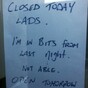 One Galway man had a very good reason to close his shop yesterday