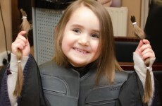 Before and after: world's cutest four-year-old donates her hair to cancer patients