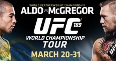 Want to know how to get your hands on free tickets for the McGregor/Aldo event in Dublin?