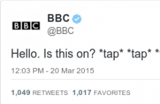 BBC sent its first tweet in six years and people were decidedly underwhelmed by it