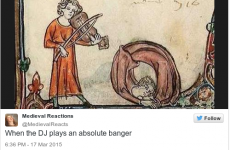 The Medieval Reactions Twitter account basically just summed up your weekend