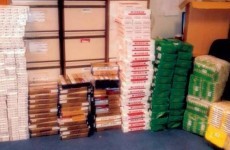 Gardaí have found these black market cigarettes and tobacco in Dublin