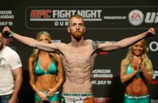 Holohan aiming for UFC return in Scotland despite car accident setback