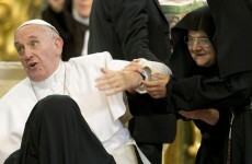 Nuns let out of convent to meet Pope. All hell breaks loose!