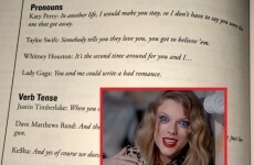 Princeton tried to slag Taylor Swift about grammar, she slagged them right back