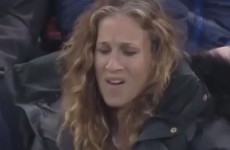 Sarah Jessica Parker was caught giving Tom Hanks the actual filthiest look of all time