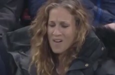 Sarah Jessica Parker was caught giving Tom Hanks the actual filthiest look of all time