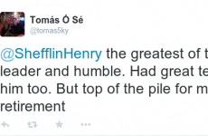 'Fathers will tell their grandchildren': GAA community reacts to Shefflin's retirement