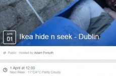 IKEA said it's 'not facilitating' a massive game of Hide n Seek in Dublin