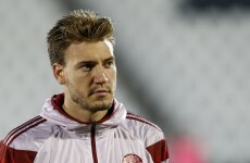 Lord Nicklas Bendtner scored a hat-trick tonight - including this beautiful winner