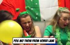 Punters in this Cork bar inhaled helium and read out Irish phrases