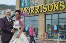 Photos: This couple just got married in a Morrisons supermarket