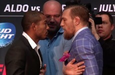 Jose Aldo plays down reports that he was slapped by Conor McGregor