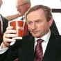 Has Enda Kenny never seen a cup before?