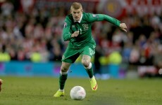Look at what that James McClean leveller did to Milik's knee