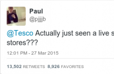 Customer tells Tesco that he saw snake in store, but it's just the set up to an excellent joke