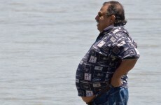 The latest in men's fashion... a male corset