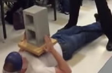 Watch a teacher take an axe to the crotch in physics demo gone terribly wrong