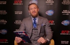 'I will wipe my tears away with my money' - Conor McGregor reads out mean tweets