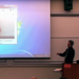 A Maths lecturer pulled a brilliant video projector stunt on his students