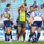 There were 'ugly' scenes after a controversial refereeing decision in the NRL