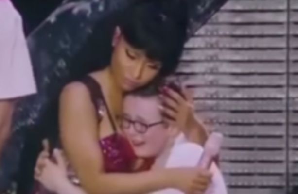 Nicki Minaj Anal Sex - A crying Donegal boy nestled into Nicki Minaj's bosom and everyone fell in  love with him