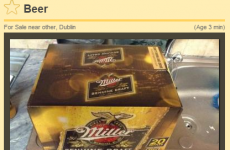 Good Friday entrepreneur offers crate of beer for serious money on Done Deal